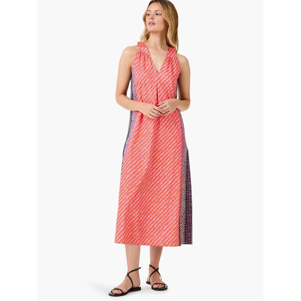 Nic + Zoe Spotty Stripes Maxi Dress Size Medium NWOT